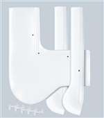 White SOFT Ptrp & 2 Supply Cvrs