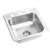 17 X 19 Three Hole 6.0 22 Gauge 1 Bowl Stainless Steel Sink
