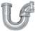 1-1/2 17 Gauge Sink Trap GJ Chrome