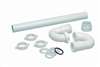 1-1/4 Plastic S Trap Slip-Joint WH