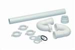 1-1/4 Plastic S Trap Slip-Joint WH