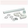 1-1/2 Plastic S Trap Slip-Joint WH