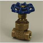 Not For Potable Use 3 Brass 200 # IPS Non-Rising Stem Gate Valve