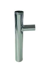1-1/4 X 8 20 Gauge Thread Top Branch Tailpiece Chrome