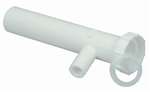 1-1/2 X 8 Plastic Direct Connect Branch Tailpiece 7/8 OD WH