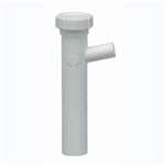 1-1/2 X 8 Plastic Slip-Joint Branch Tailpiece 7/8 OD WH