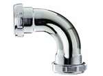 1-1/4 22GA Slip-Joint 90 Chrome