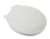 Round Front Plastic Closet Seat Biscuit