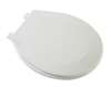 Round Front Plastic Closet Seat Biscuit