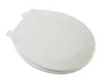 Round Front Plastic Closet Seat Biscuit