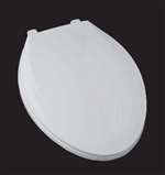 Elongated Plastic Closet Seat Biscuit