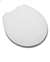 Round Front Closet Seat Extra Heavy Plastic With Ec Biscuit
