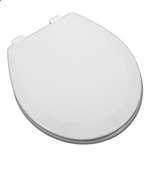 Round Front Closet Seat Extra Heavy Plastic With Ec Biscuit