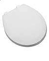 Round Front Closet Seat Extra Heavy Plastic With Ec White