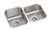 31-3/4X20-1/2 Double Bowl Undercounter Stainless Steel Left Hand Sink