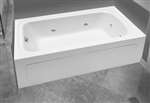 60 X 32 Left Hand Acrylic Whirlpool With Skirt White