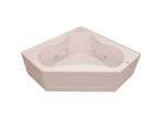 60 X 60 Corner Whirlpool With Skirt White