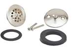 Brushed Nickel Waste & Overflow TRP Lever Trim Kit