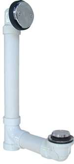 Waste & Overflow PVC Schedule 40 Toe Tap La Code Chrome Plated