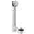 Waste & Overflow Plastic Tblr Lift and Turn Chrome Plated