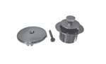 Waste & Overflow Lift and Turn Trim Kit Brushed Nickel