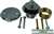 1.6 X 16 Lift and Turn Trim Kit Polished Chrome 2 Hole W Bushing