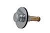 Waste & Overflow PP Stopper Only 3/8 Chrome Plated