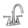 Lead Law Compliant 1.5 GPM 2 Handle Lever 4 Lavatory Faucet Brushed Nickel