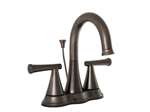 Lead Law Compliant 1.5 GPM 2 Handle Lever 4 Lavatory Faucet Oil Rubbed Bronze
