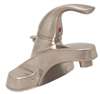 Lead Law Compliant 1.5 GPM 1 Handle Lever Lavatory Faucet With Pop Up Brushed Nickel