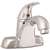 Lead Law Compliant 1.5 GPM 1 Handle Lever Lavatory Faucet With Pop Up Brushed Nickel