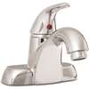 Lead Law Compliant 1.5 GPM 1 Handle Lever Lavatory Faucet With Pop Up Brushed Nickel