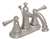 Ccy Lead Law Compliant 1.5 2 Handle Lever 4 Lavatory Faucet Brushed Nickel