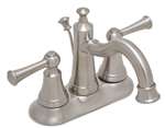 Ccy Lead Law Compliant 1.5 2 Handle Lever 4 Lavatory Faucet Brushed Nickel