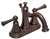 Ccy Lead Law Compliant 1.5 2 Handle Lever 4 Lavatory Faucet Oil Rubbed Bronze