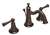 Ccy Lead Law Compliant 1.5 2 Handle Widespread Lavatory Faucet Oil Rubbed Bronze