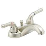 Lead Law Compliant 1.5 GPM 2 Handle 4 Lavatory Brushed Nickel Willow