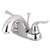 Lead Law Compliant 2 Handle 1.5 Lever 4 Lavatory Faucet Polished Chrome