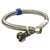 Lead Law Compliant 3/8 C X 1/2 FIP 12 Stainless Steel Sink Connector