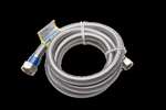 Lead Law Compliant 3/8 C X 1/2 FIP 60 Stainless Steel Sink Connector