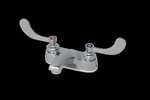 Lead Law Compliant 1.5 GPM 2 Handle 4 Centerset Commercial Lavatory Polished Chrome