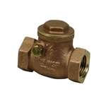 Lead Law Compliant 1-1/2 Brass 125# Threaded Swing Check Valve