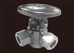 Lead Law Compliant 1/2 FIP X 3/8 X 3/8 DU Angle ST Chrome Plated