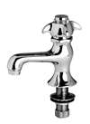 Lead Law Compliant 2 GPM 1 Handle Self Closing Basin Faucet Polished Chrome