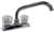 Lead Law Compliant 1.5 GPM 2 Handle Laundry Tray Faucet Polished Chrome