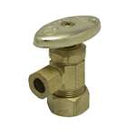 Lead Law Compliant Rough Brass 5/8 OD Compact X 3/8 Compact Angle