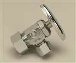 Lead Law Compliant 1/2 Sweat X 1/4 OD Angle ST Chrome Plated