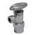 Lead Law Compliant Chrome Plated 1/2 CPVC X3/8 Compact MT Angle ST