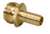 Lead Law Compliant 3/4 Barb X 3/4 MHT Brass Hose Adapter