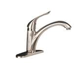 Lead Law Compliant 1 Handle 1.5 Kitchen Faucet Less Spray Polished Chrome